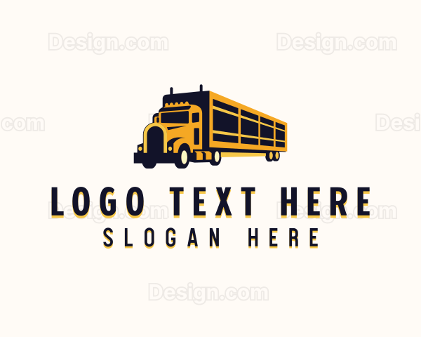 Trucking Cargo Mover Logo