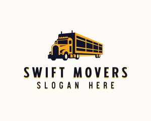 Trucking Cargo Mover logo design