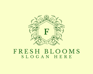 Floral Plant Garden logo design