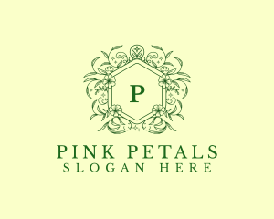 Floral Plant Garden logo design