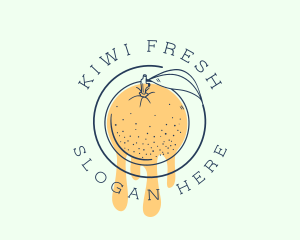 Orange Fruit Juice logo design