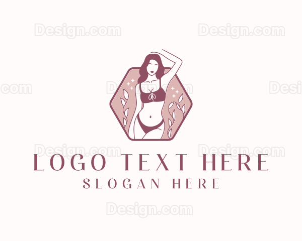 Bikini Fashion Woman Logo