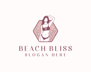 Bikini Fashion Woman logo design