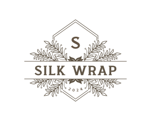 Decorative Floral Wreath Logo