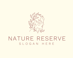 Natural Beauty Goddess logo design