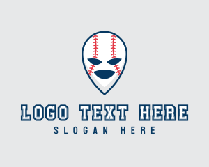 Baseball Softball Alien logo