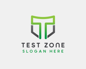 Generic Shield Letter T logo design