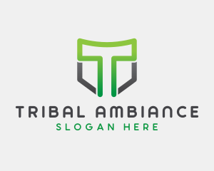 Generic Shield Letter T logo design