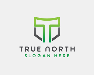 Generic Shield Letter T logo design