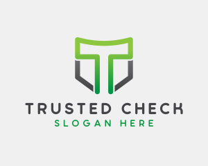 Generic Shield Letter T logo design