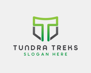 Generic Shield Letter T logo design