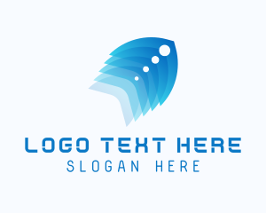 Modern - Modern Tech Feather logo design