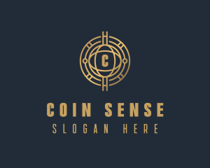 Fintech Cryptocurrency logo design