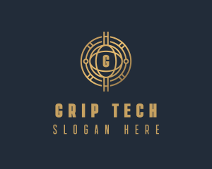 Fintech Cryptocurrency logo design