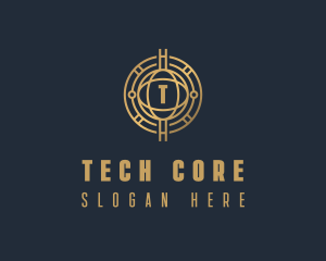 Fintech Cryptocurrency logo design