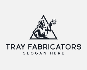 Steelworks Fabrication Welder logo design