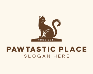 Cat Pet Animal logo