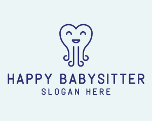 Happy Octopus Seafood logo design