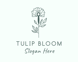 Tulip Flower Needle logo
