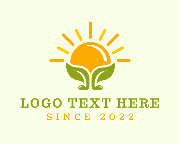 Sunset logo example 1