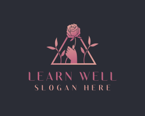 Rose Spa Wellness logo design