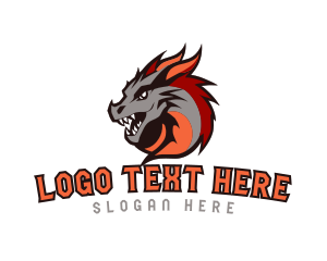 Gaming Creature Dragon logo