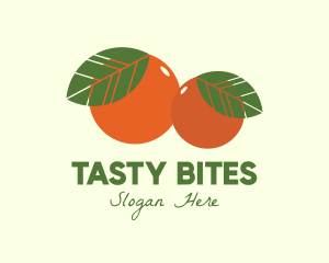 Organic Fruit Oranges Logo