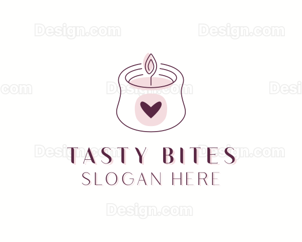 Candle Heart Wellness Logo