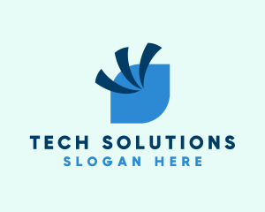 Modern Technology Business logo design