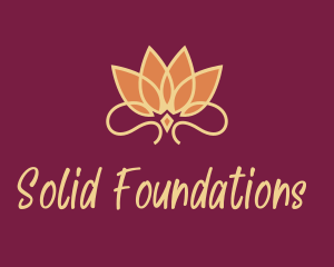 Luxury Diamond Lotus logo