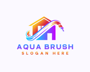 Paint Brush Refurbish logo design