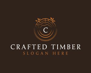 Logging Sawmill Woodwork logo design