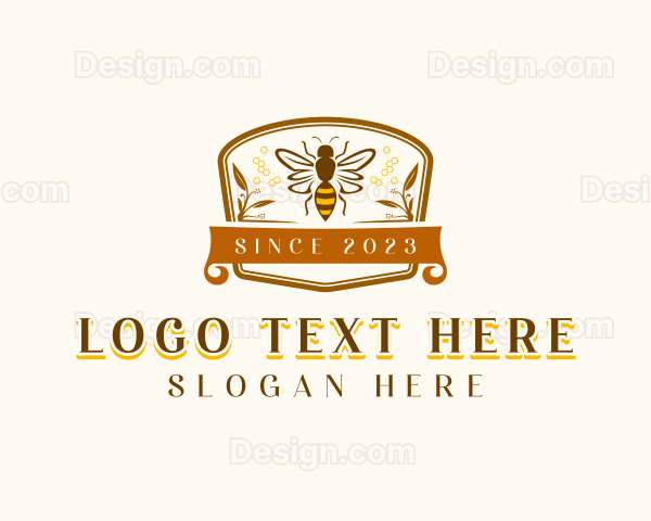 Bee Honeycomb Apothecary Logo