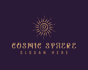 Elegant Cosmic Sun  logo design