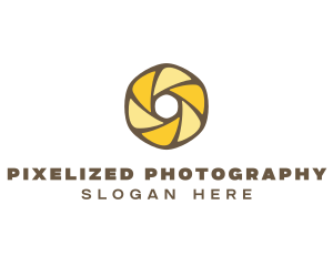 Pastry Photography Lens logo design