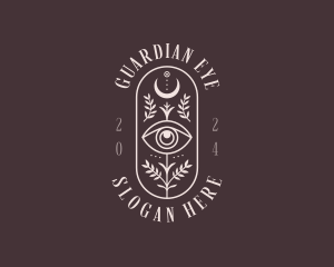 Bohemian Moon Eye logo design