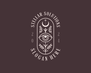 Bohemian Moon Eye logo design