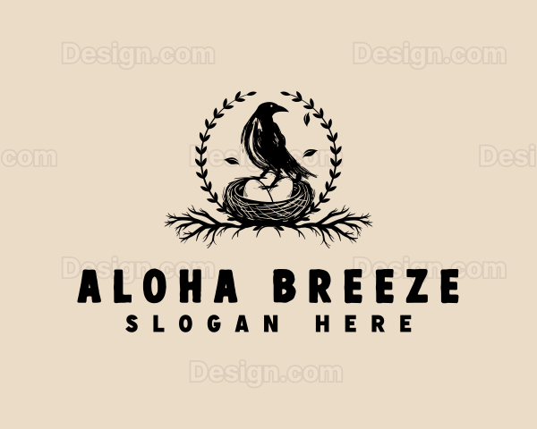 Bird Nest Egg Logo