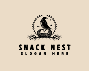 Bird Nest Egg logo design