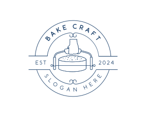 Cake Dessert Bakeshop logo design