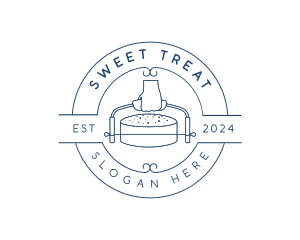 Cake Dessert Bakeshop logo design