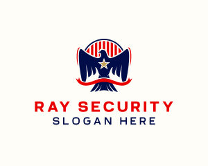 Eagle Wings Security logo design