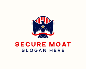 Eagle Wings Security logo design