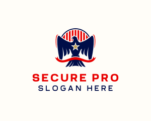 Eagle Wings Security logo design