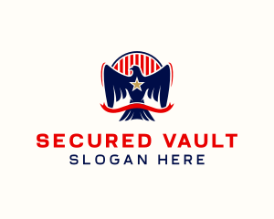 Eagle Wings Security logo design