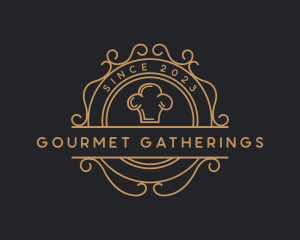 Chef Hat Gourmet Catering logo design