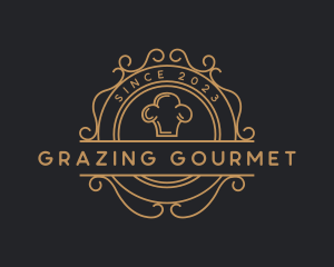 Chef Hat Gourmet Catering logo design