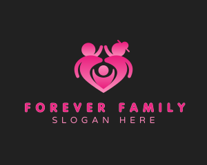 Love Family Parenting logo design