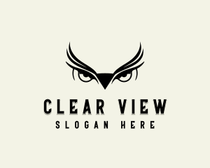 Surveillance Owl Eye logo design