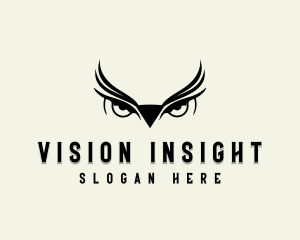 Surveillance Owl Eye logo design